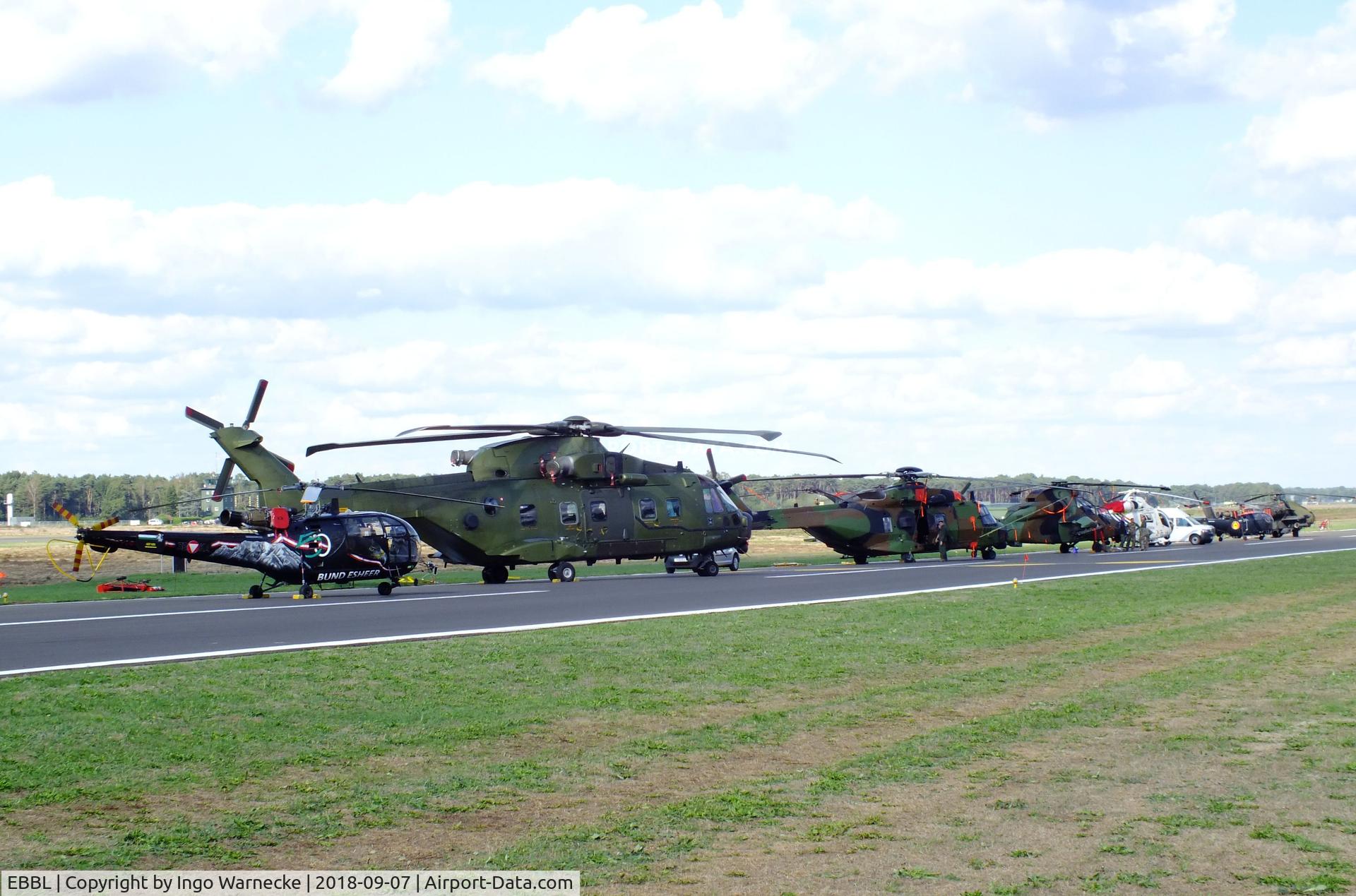 Kleine Brogel Air Base Airport, Kleine Brogel Belgium (EBBL) - part of the flightline display at the 2018 BAFD Spottersday at Kleine Brogel airbase