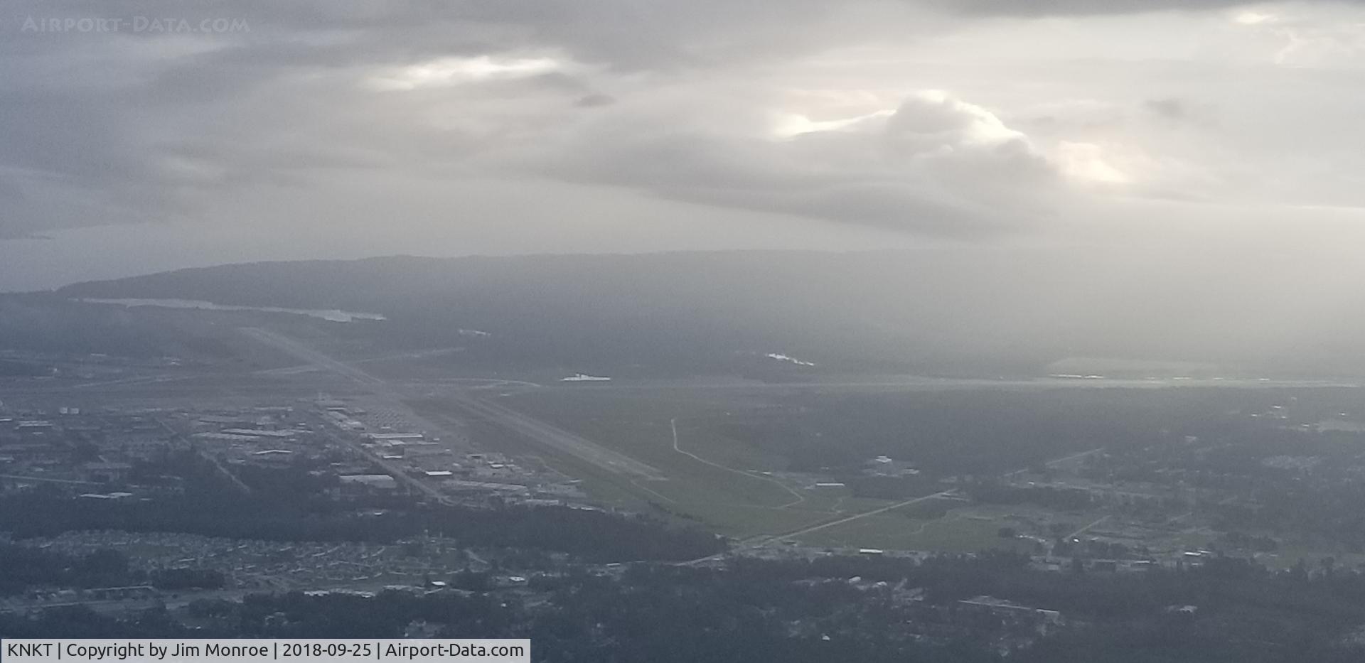 Cherry Point Mcas /cunningham Field/ Airport (NKT) - Passing the Marine Air Station at Cherry Point on the way to KMRH to drop Hurricane Florence relief supplies. The weather has yet to really improve.