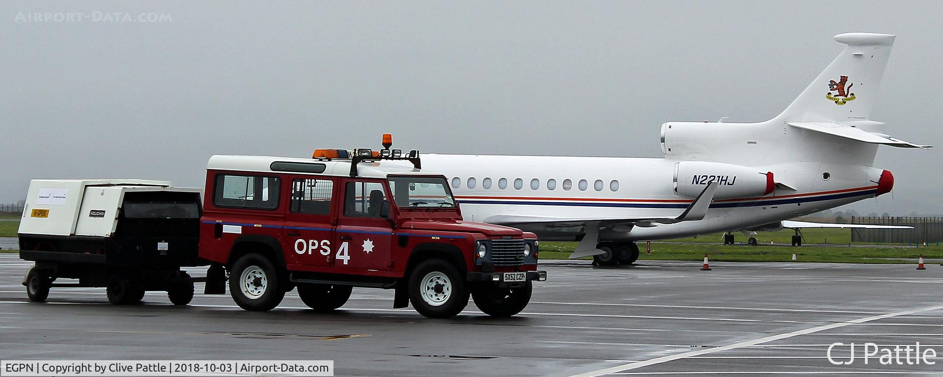 Dundee Airport, Dundee, Scotland United Kingdom (EGPN) - Ramp view at Dundee