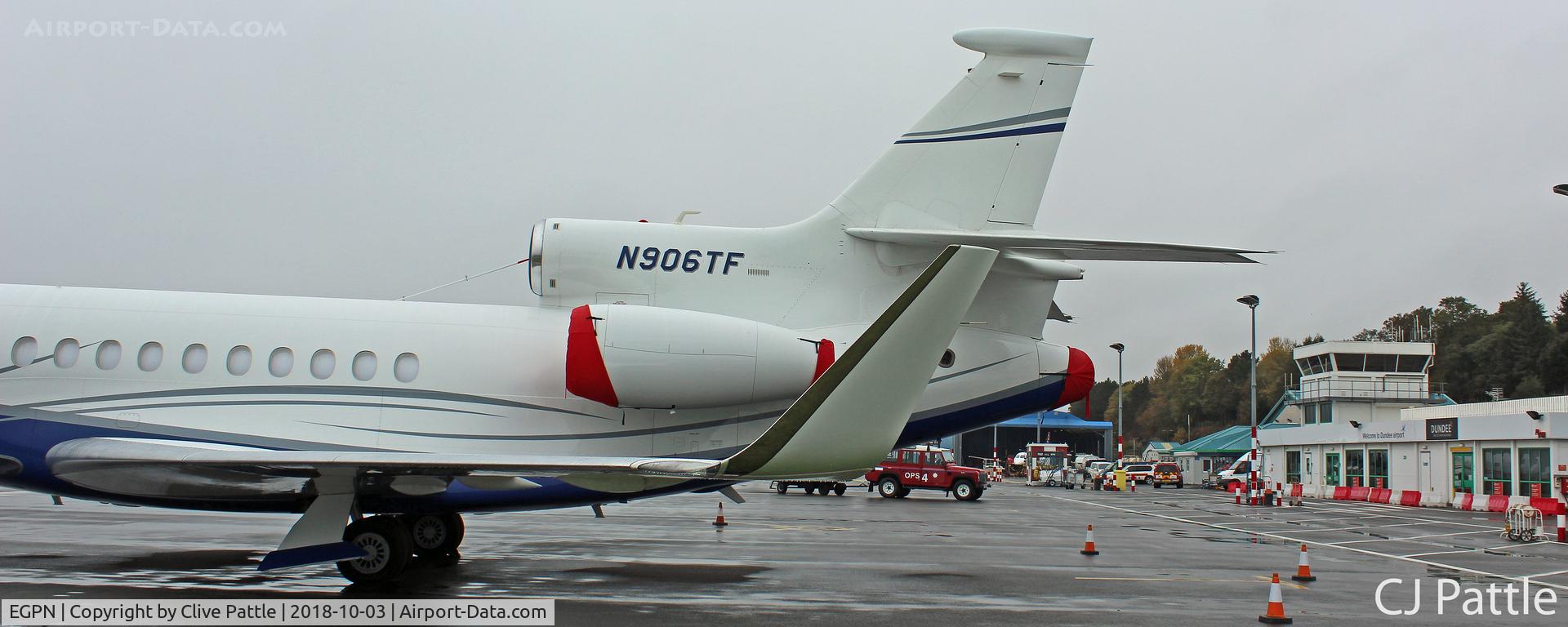 Dundee Airport, Dundee, Scotland United Kingdom (EGPN) - Ramp view at Dundee