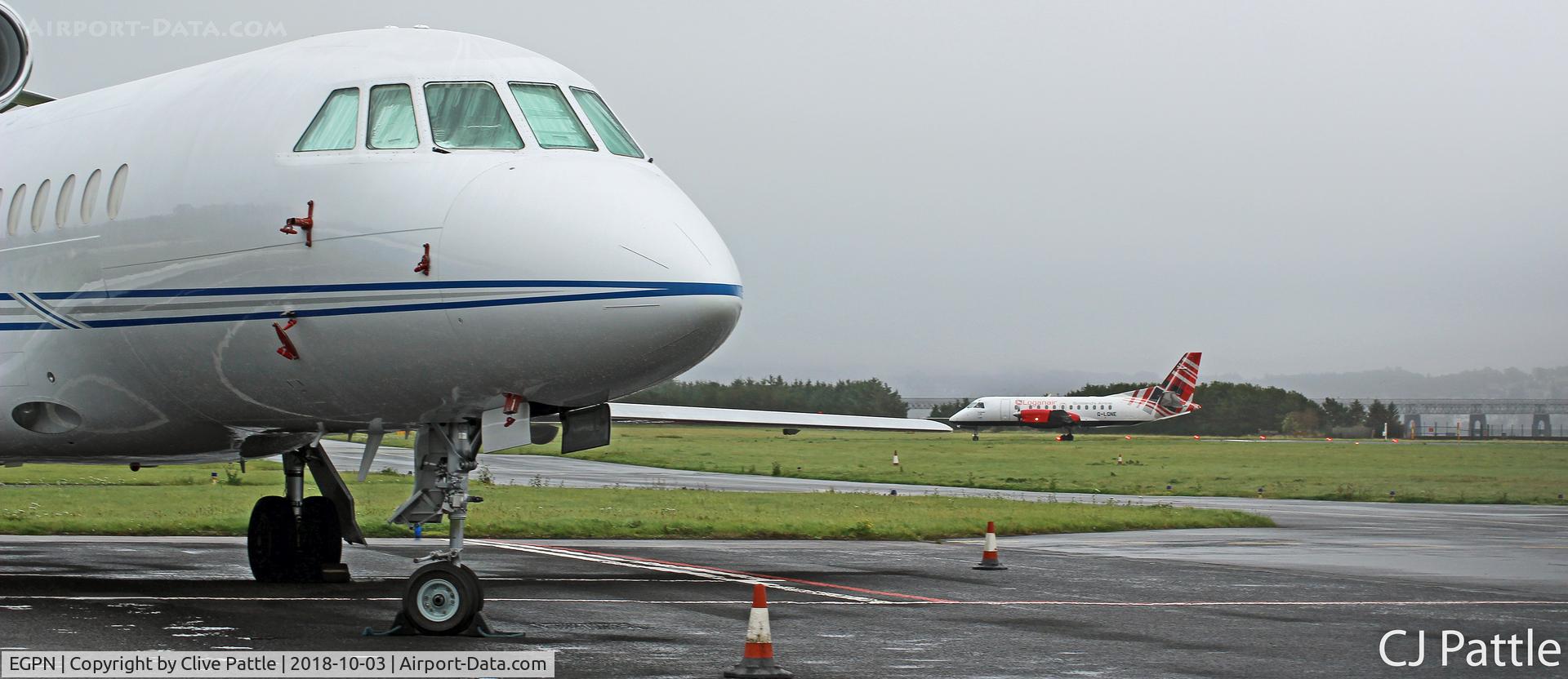 Dundee Airport, Dundee, Scotland United Kingdom (EGPN) - Airfield view of Dundee