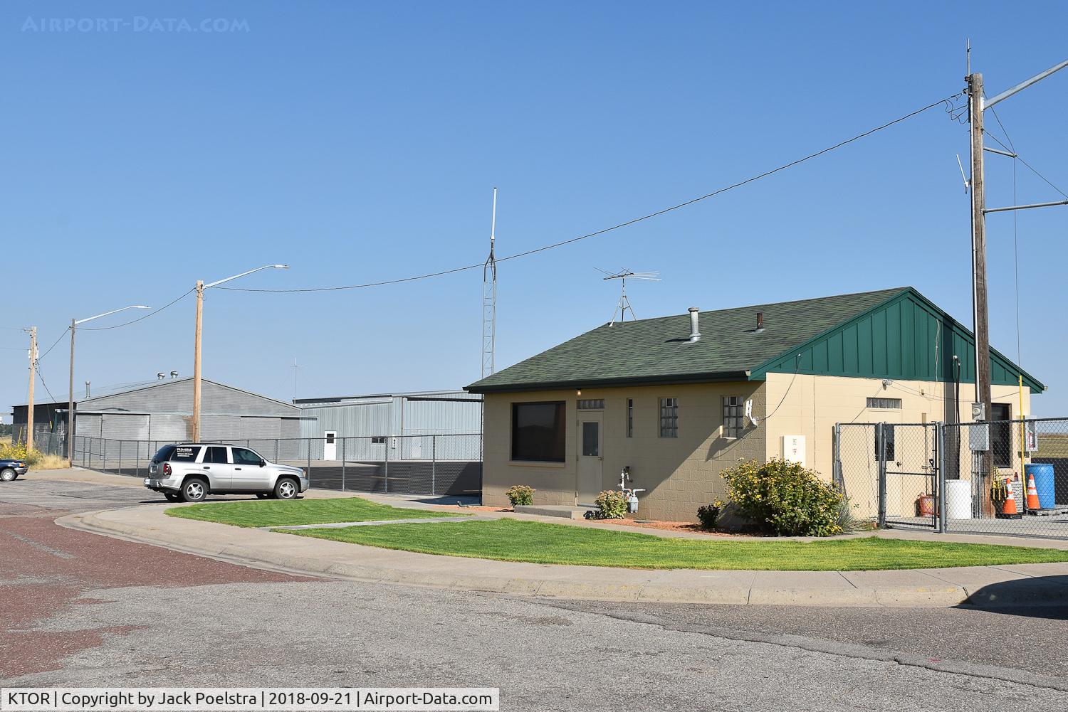 Torrington Municipal Airport (TOR) - Airport office of Torrington airport WY
