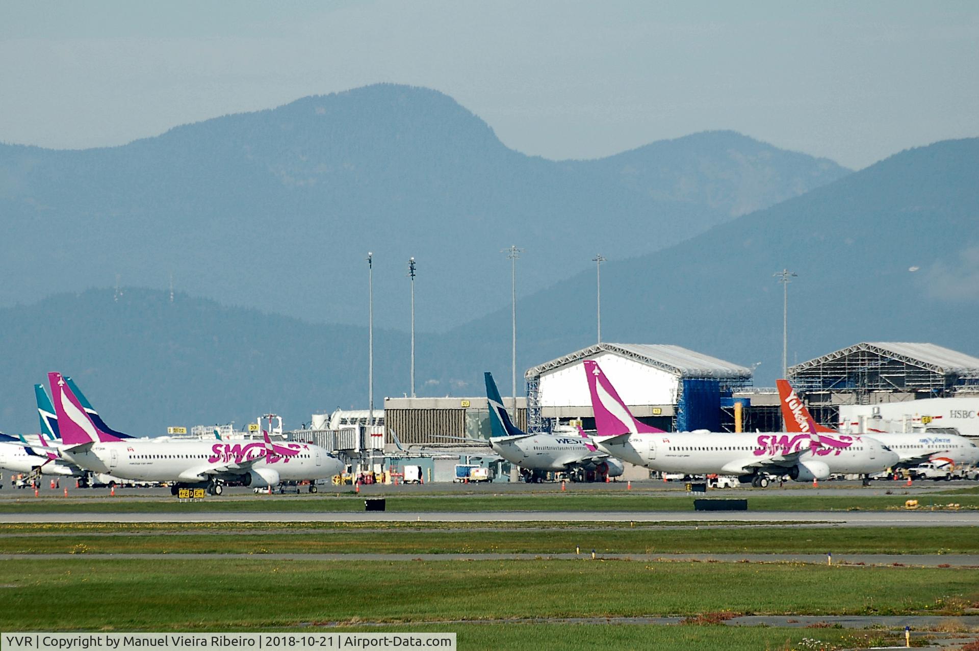 Vancouver International Airport, Vancouver, British Columbia Canada (YVR) - Sunday activity at YVR