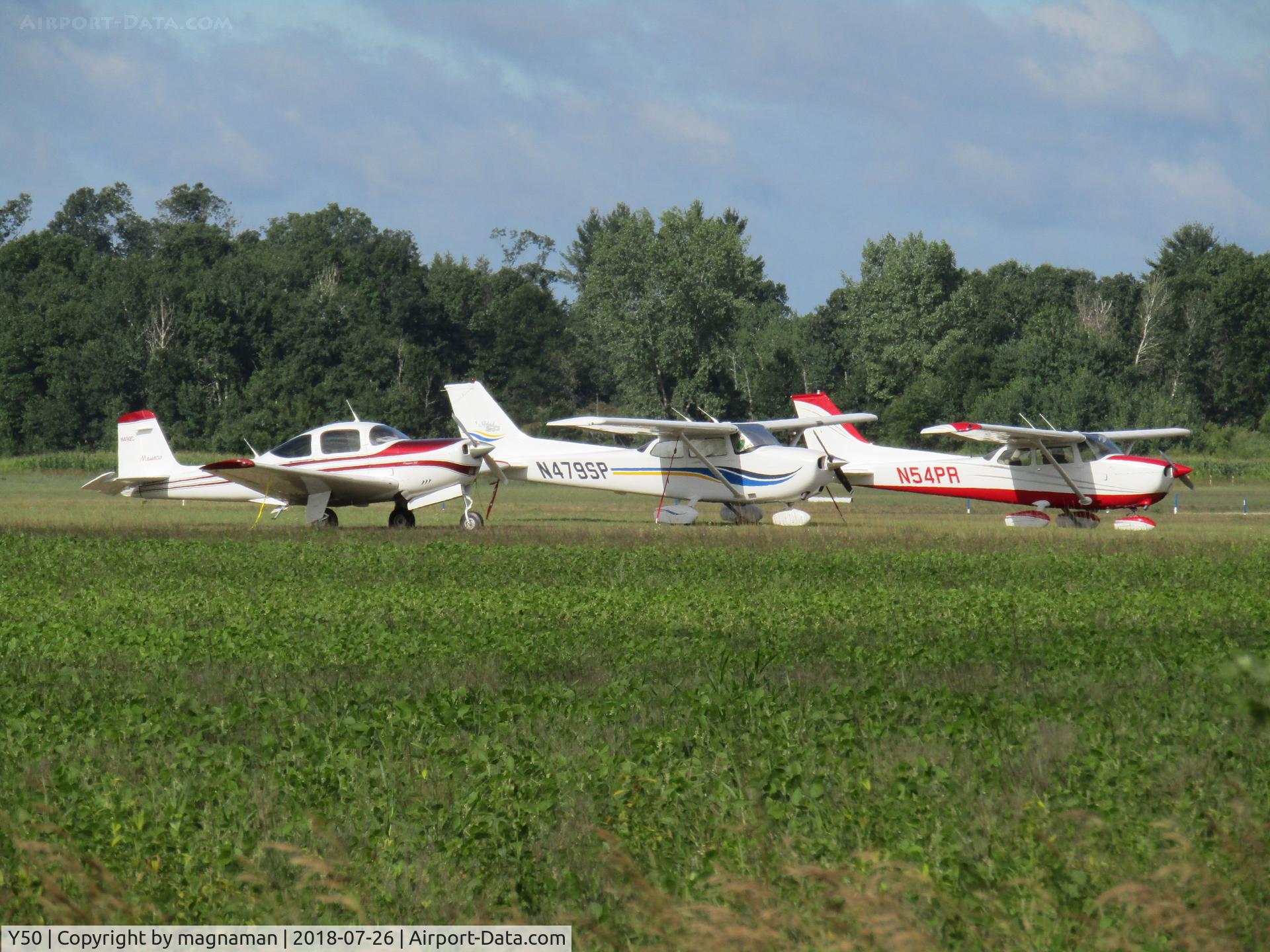 Wautoma Municipal Airport (Y50) - few light a/c on ramp