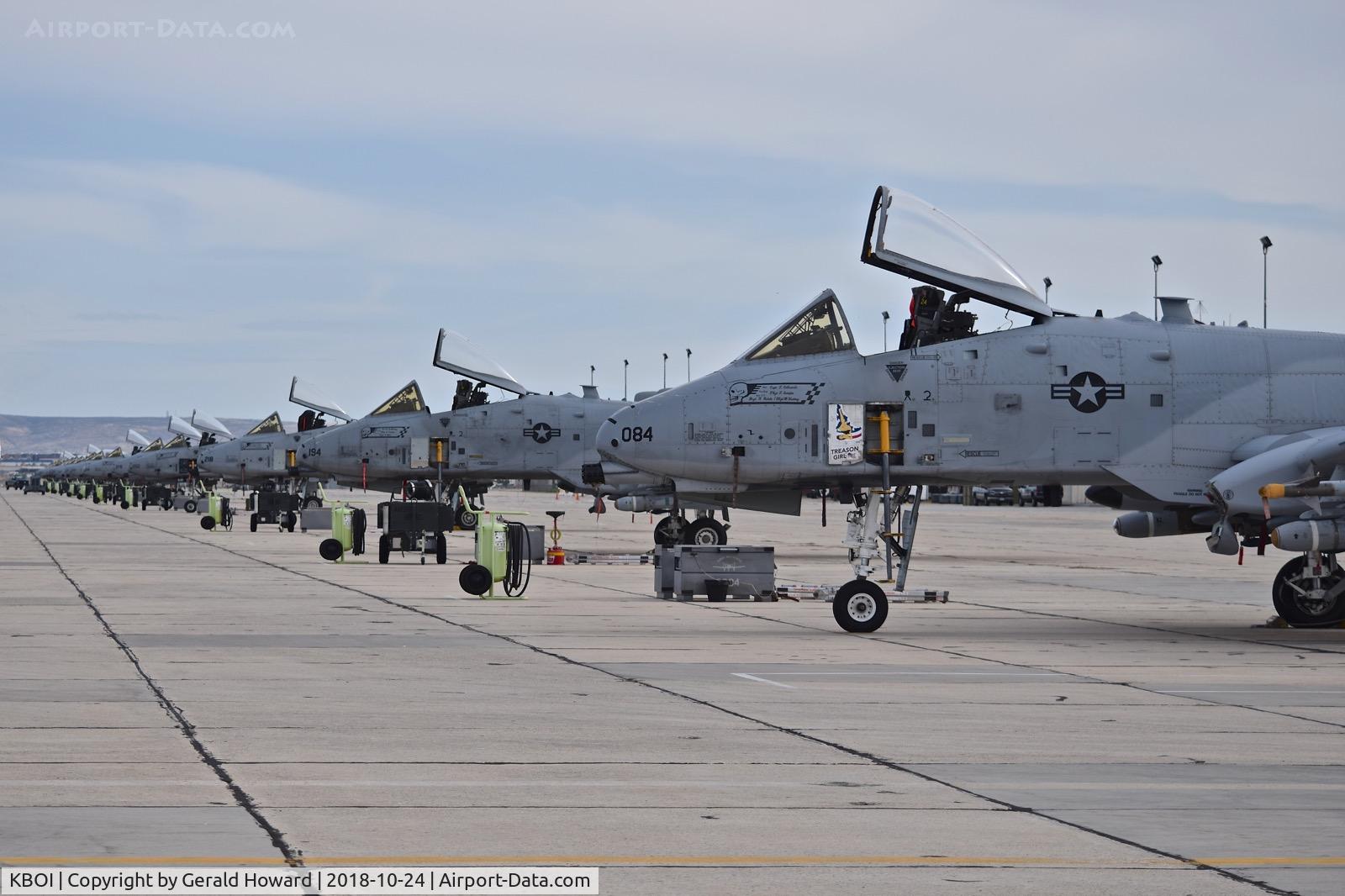 Boise Air Terminal/gowen Fld Airport (BOI) - 190th Fighter Sq., 124th Fighter Wing, Idaho ANG Flight Line.