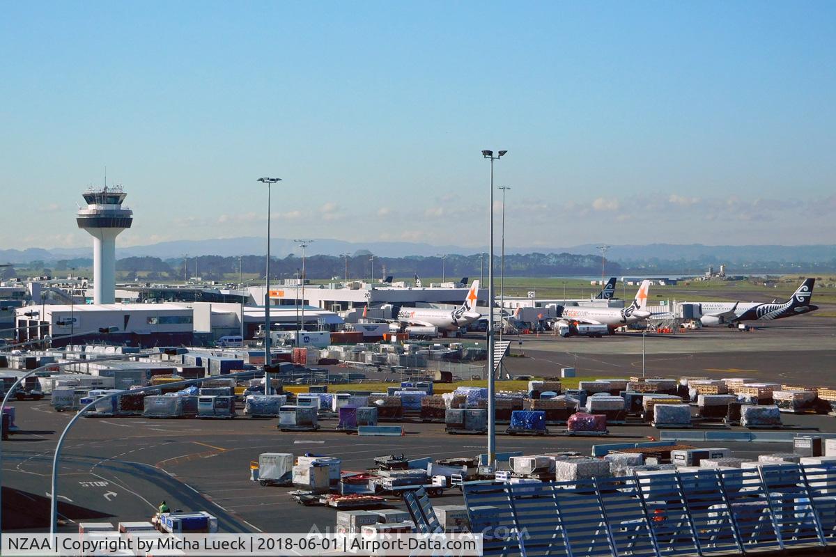 Auckland International Airport, Auckland New Zealand (NZAA) - View towards the domestic terminal