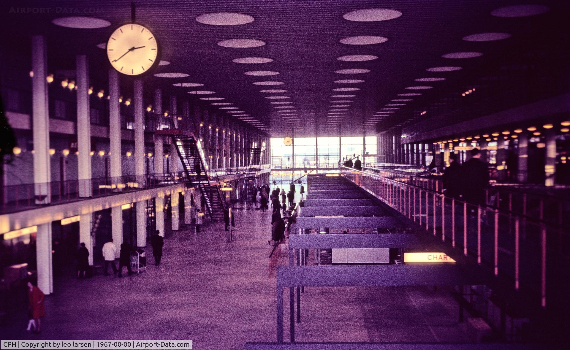 Copenhagen Airport, Kastrup near Copenhagen Denmark (CPH) - Copenhagen Kastrup Airport Terminal 1967