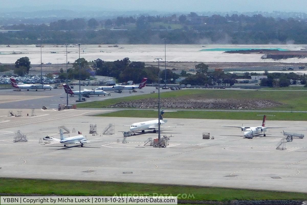 Brisbane International Airport, Brisbane, Queensland Australia (YBBN) - Taken from B-18901 (BNE-AKL)