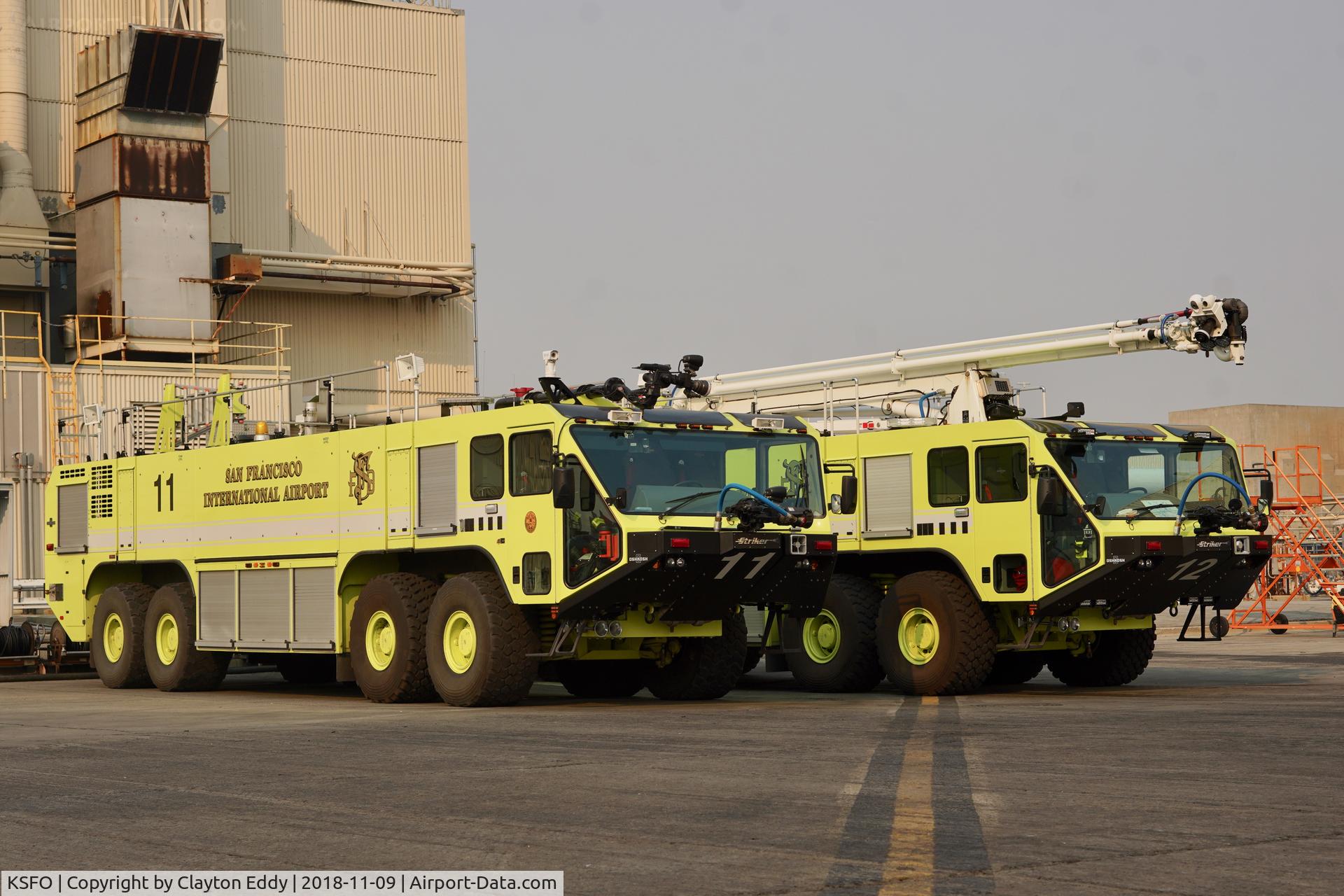 San Francisco International Airport (SFO) - Smoke form Paradise California fire.SFO 2018.