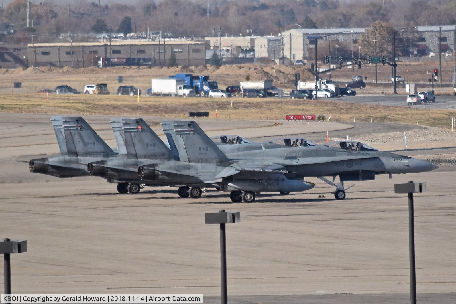 Boise Air Terminal/gowen Fld Airport (BOI) - Parked on the north GA ramp.  409 Fighter Sq. 