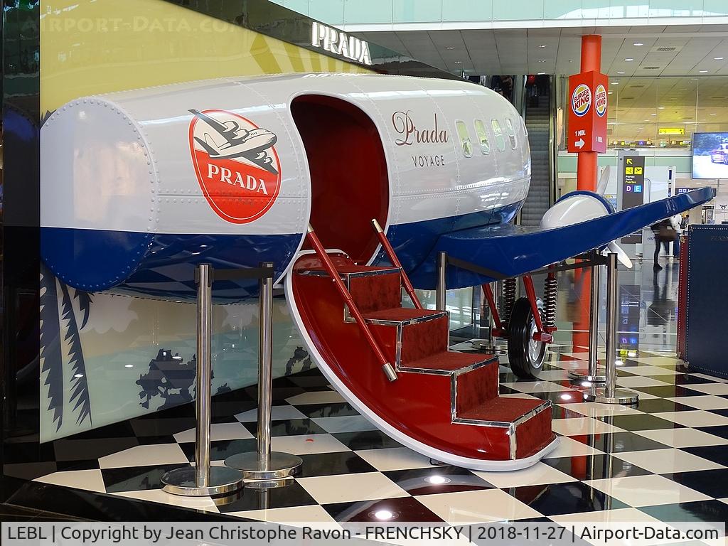 Barcelona International Airport, Barcelona Spain (LEBL) - Prada voyage at Barcelona International Airport