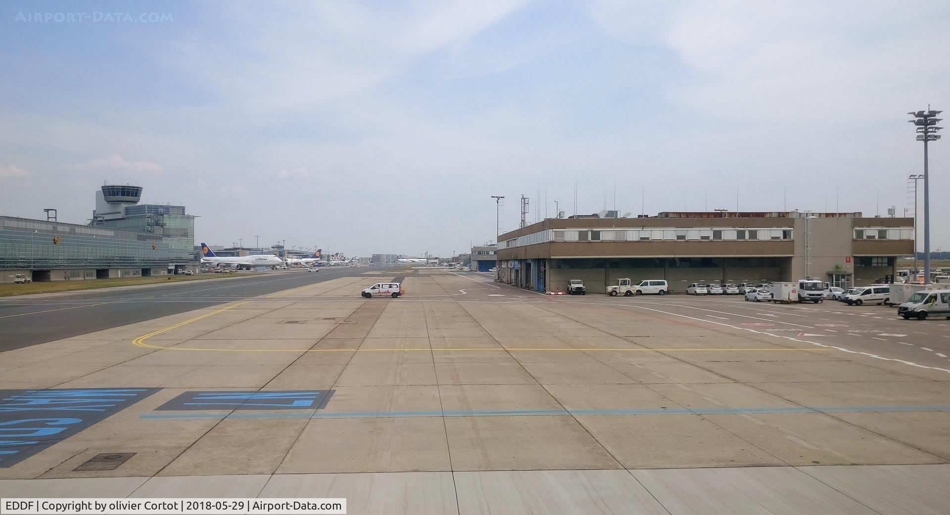 Frankfurt International Airport, Frankfurt am Main Germany (EDDF) - view from an A-320