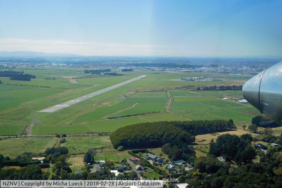 Invercargill Airport, Invercargill New Zealand (NZNV) - Taken from ZK-FWZ (SZS-IVC)