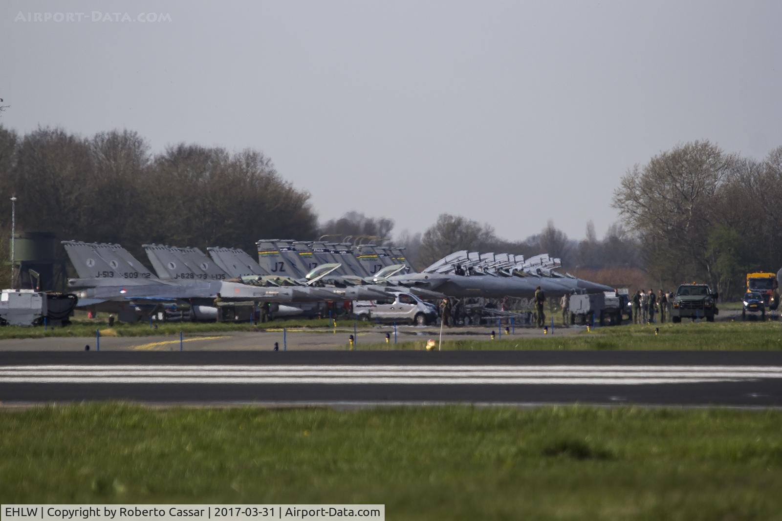 Leeuwarden Air Base Airport, Leeuwarden Netherlands (EHLW) - USAF F-15s resting during OP Frisian Flag 2017.