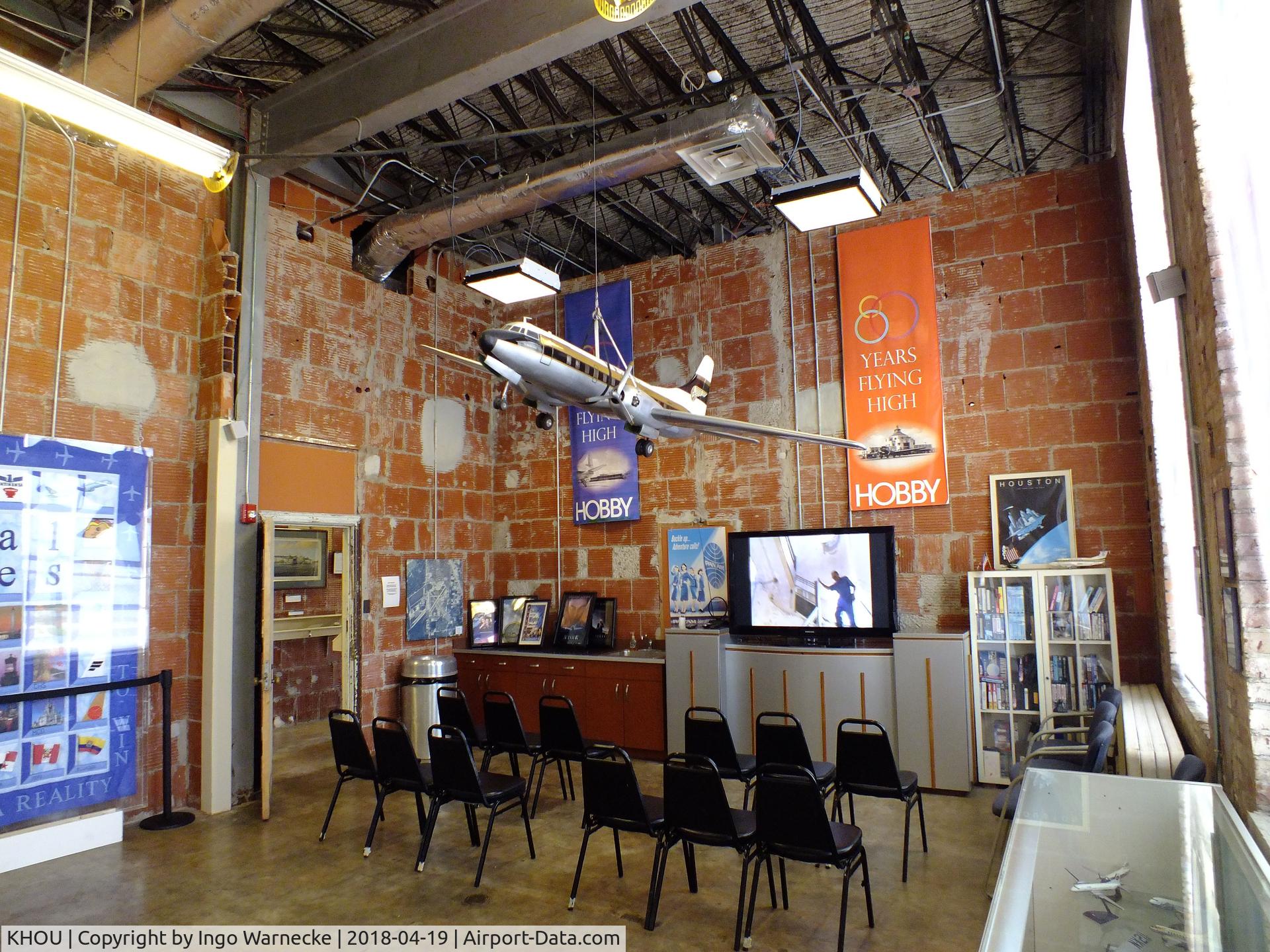William P Hobby Airport (HOU) - one of the museum rooms at the 1940 Air Terminal Museum inside the Houston Municipal Airport terminal building