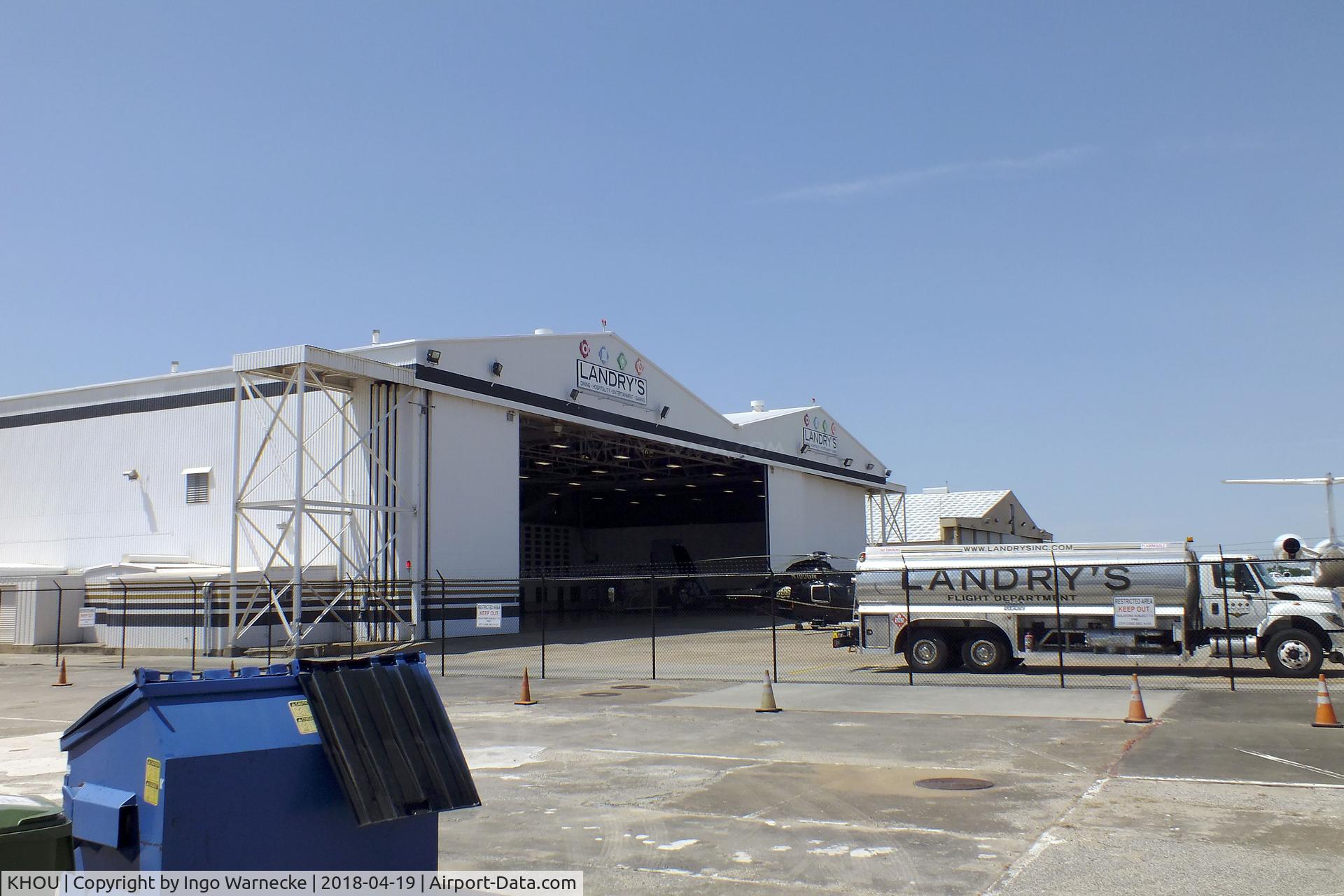 William P Hobby Airport (HOU) - hangars next to the 1940 Houston Municipal Airport terminal building