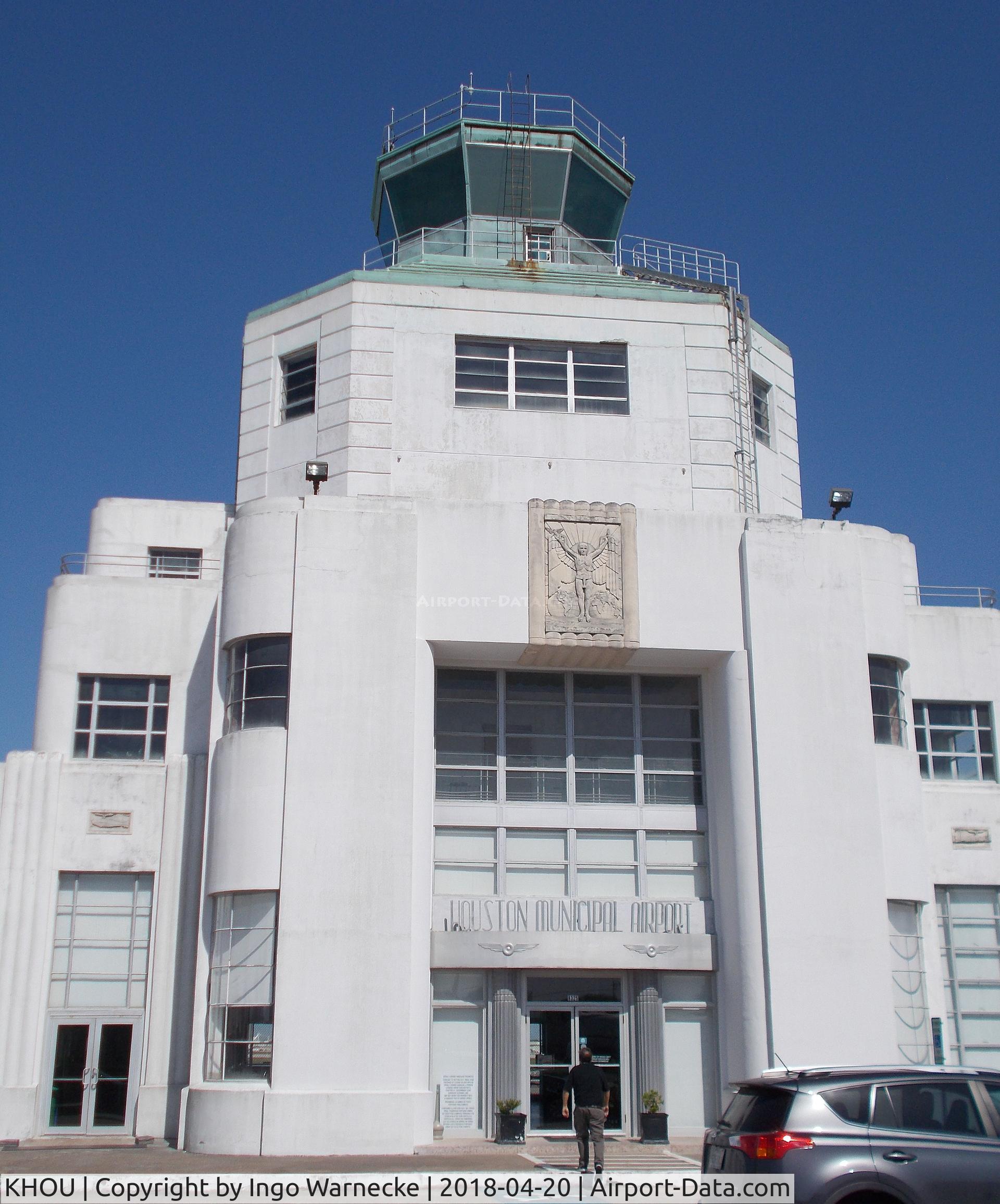 William P Hobby Airport (HOU) - central part of the Houston Municipal Airport terminal building - restored and maintained by volunteers and staff of the 1940 Air Terminal Museum
