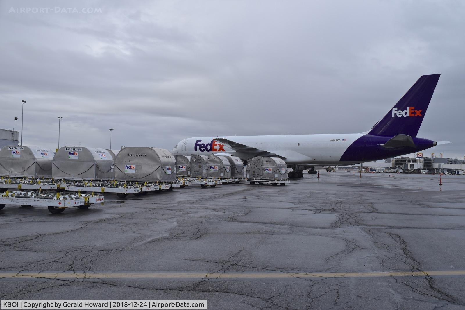 Boise Air Terminal/gowen Fld Airport (BOI) - Fed Ex still running cargo on Christmas Eve.