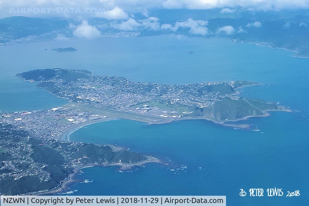 Wellington International Airport, Wellington New Zealand (NZWN) - From the climb out, tracking north.