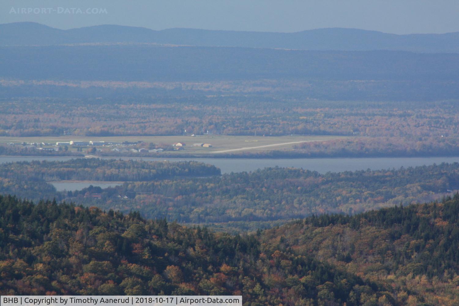 Hancock County-bar Harbor Airport (BHB) - Taken from the top of Cadillac Mountain in Acadia National Park