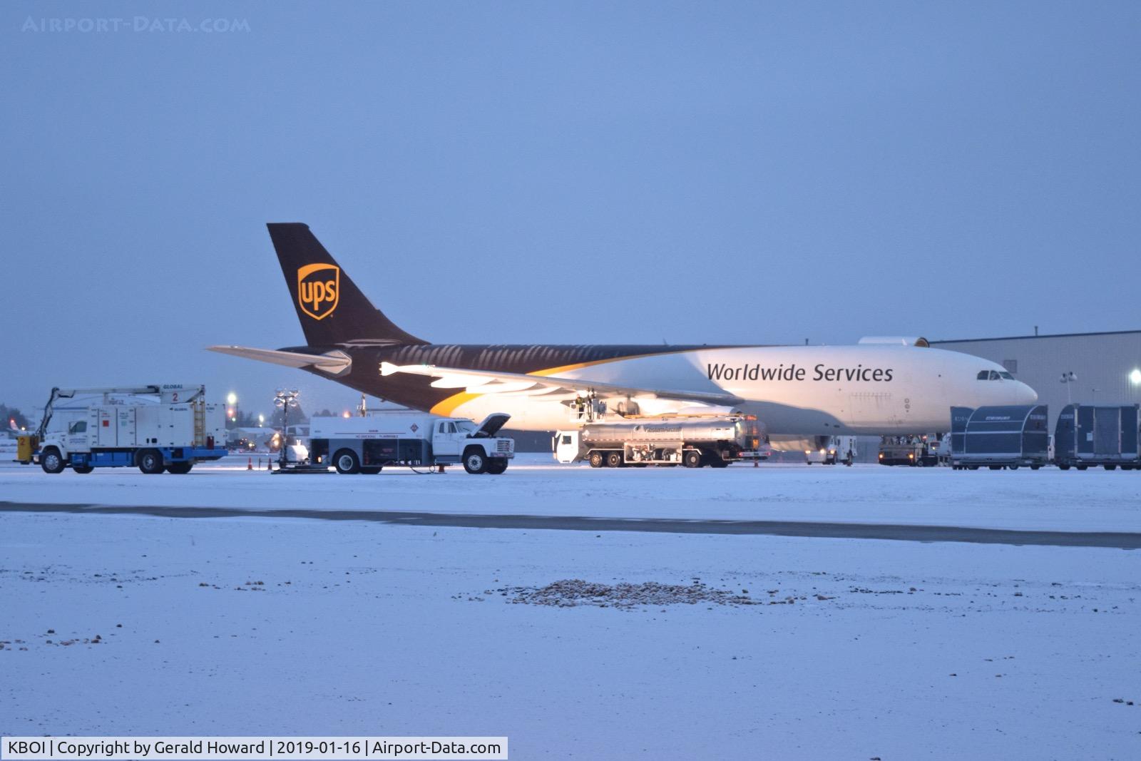 Boise Air Terminal/gowen Fld Airport (BOI) - UPS fueling up.