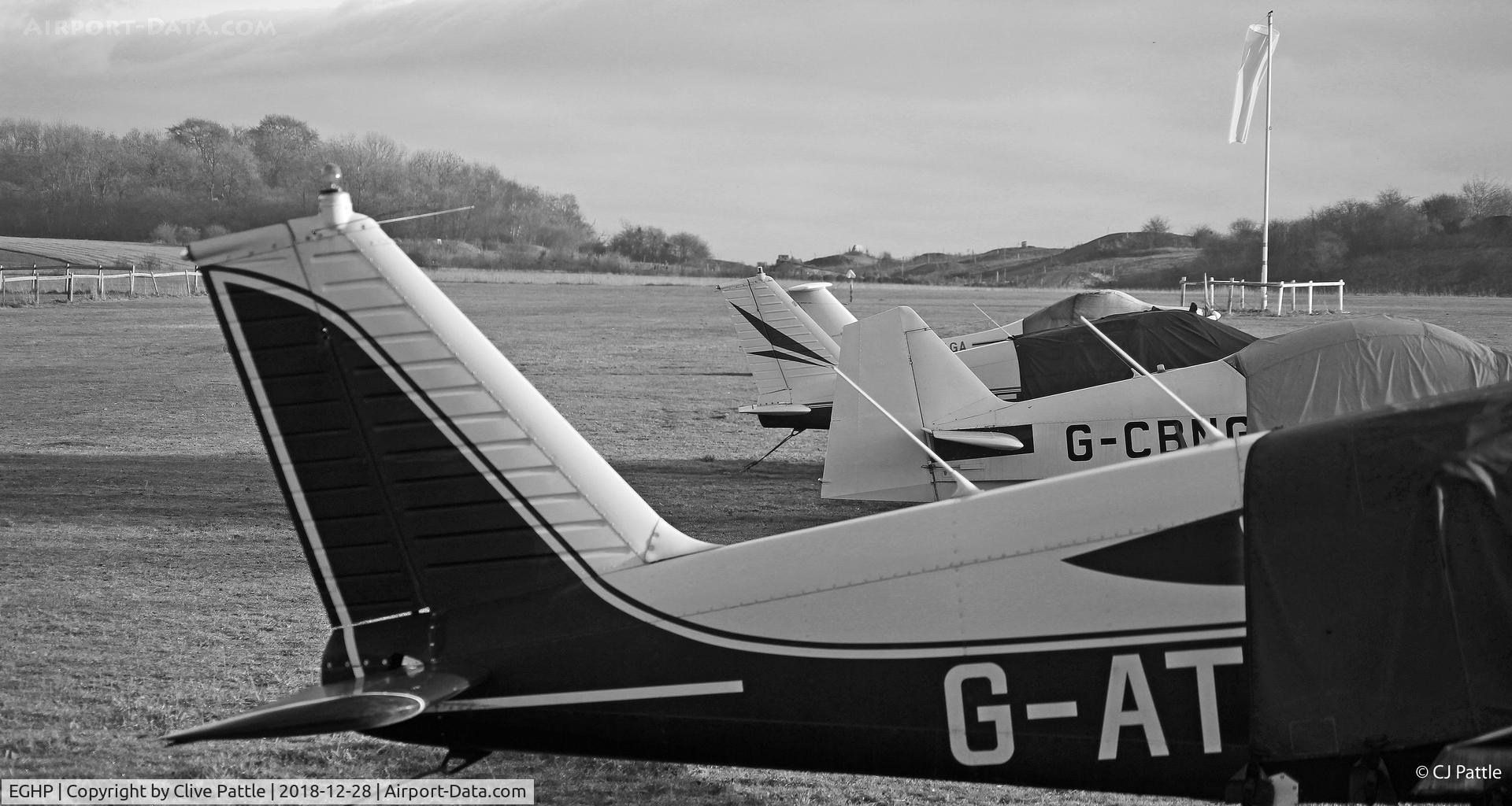 Popham Airfield Airport, Popham, England United Kingdom (EGHP) - Popham aircraft line-up