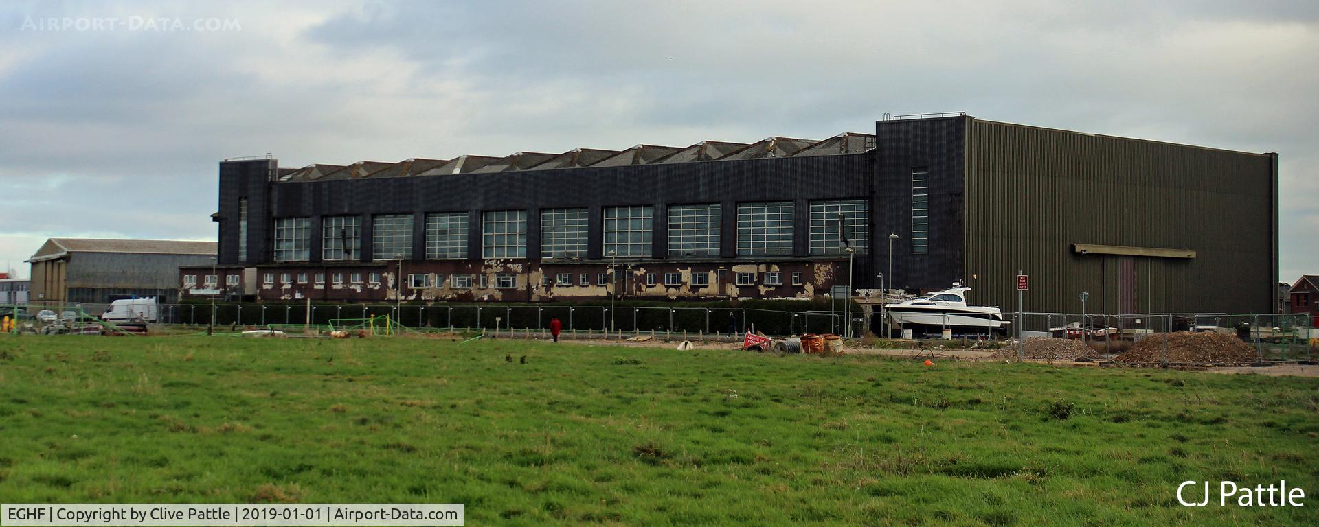 EGHF Airport - Hangarage at Lee-On-Solent
