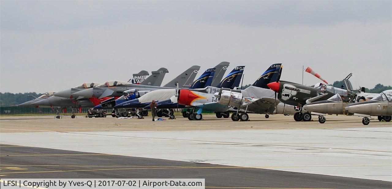 LFSI Airport - Flight line, St Dizier-Robinson Air Base 113 (LFSI) Open day 2017
