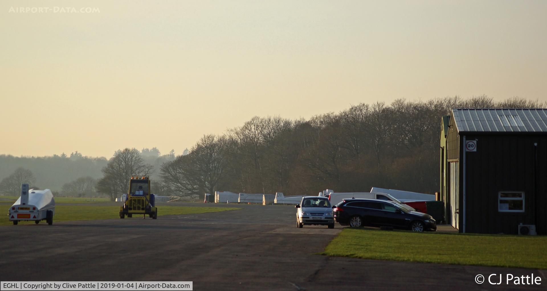 Lasham Airfield Airport, Basingstoke, England United Kingdom (EGHL) - Lasham - View looking west