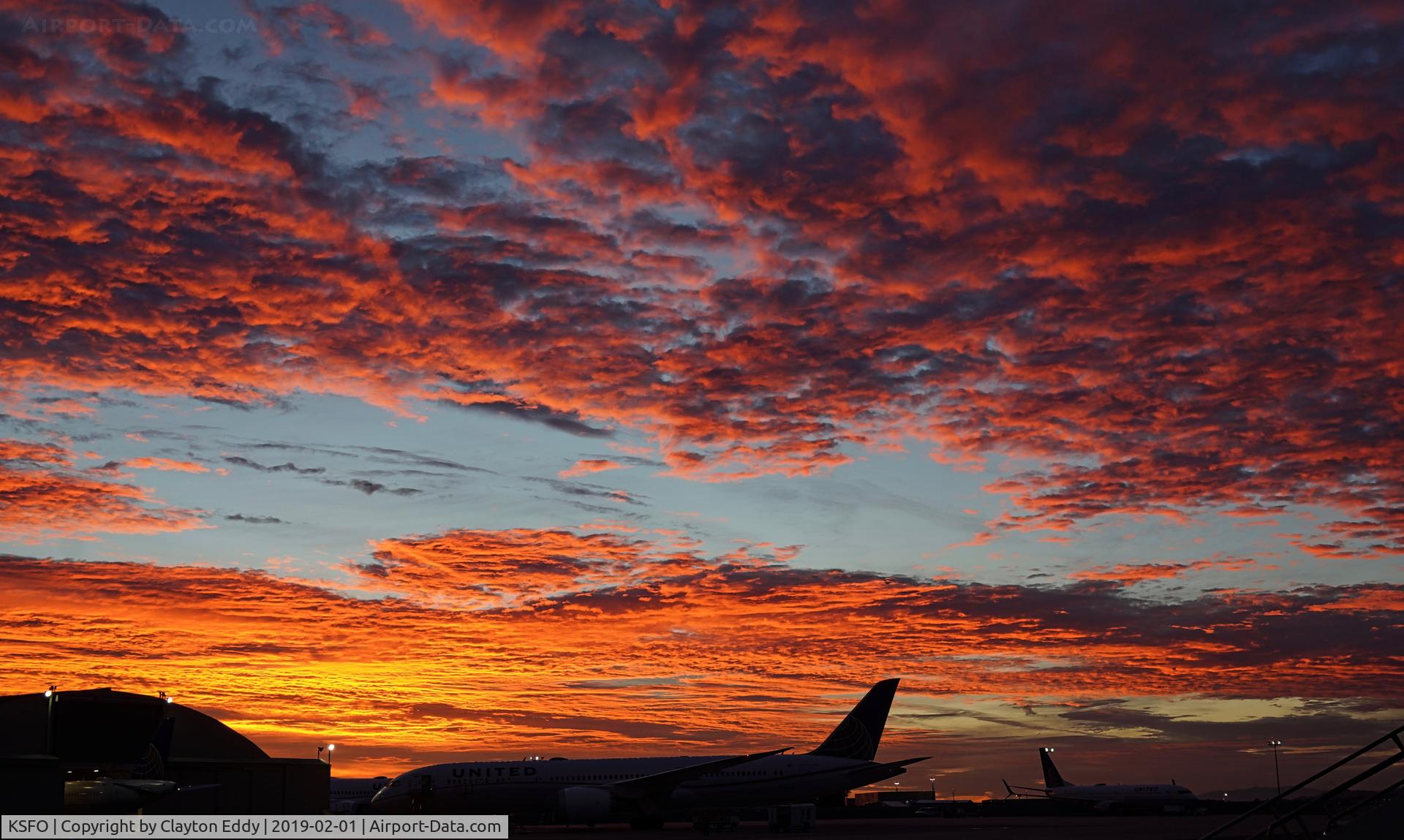 San Francisco International Airport (SFO) - Sunrise SFO 2019.