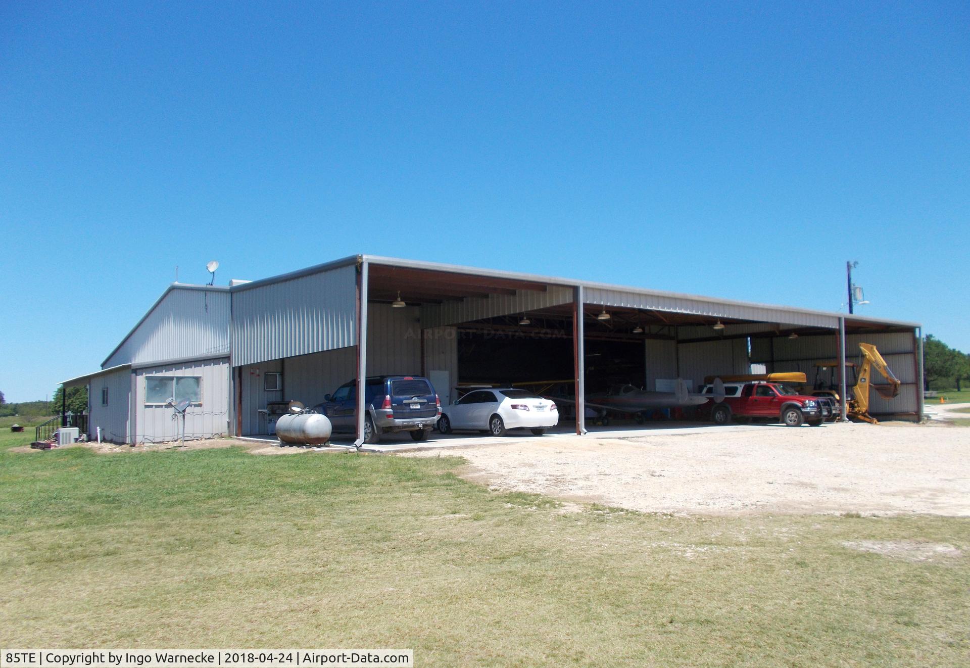 Old Kingsbury Aerodrome Airport (85TE) - the workshop hangar of the Pioneer Flight Museum at the Old Kingsbury Aerodrome, Kingsbury TX