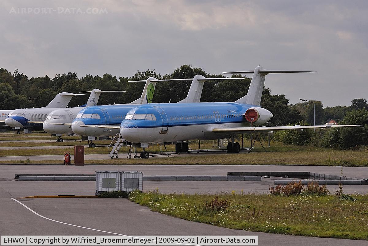 Woensdrecht Air Base Airport, Woensdrecht Netherlands (EHWO) - Storage Area at WOE