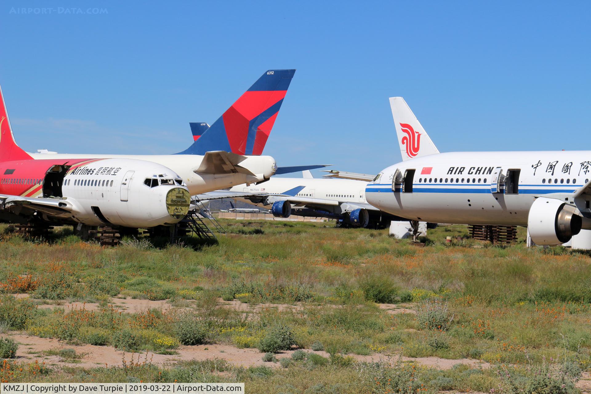 Pinal Airpark Airport (MZJ) - This has become quite an aircraft graveyard.