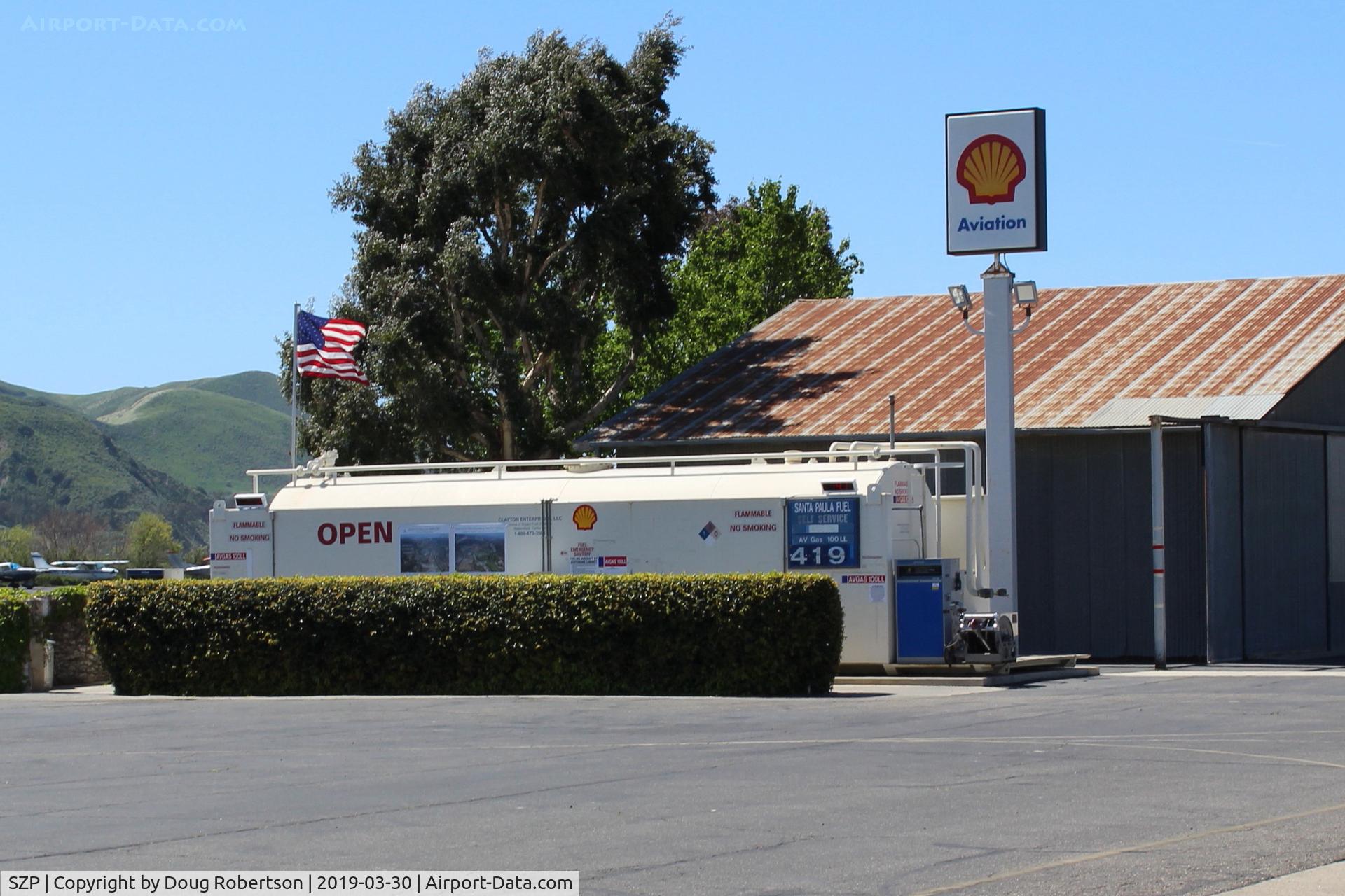 Santa Paula Airport (SZP) - Santa Paula SHELL 100LL Self-Serve Aviation Fuel, still cheapest in Ventura County Airports