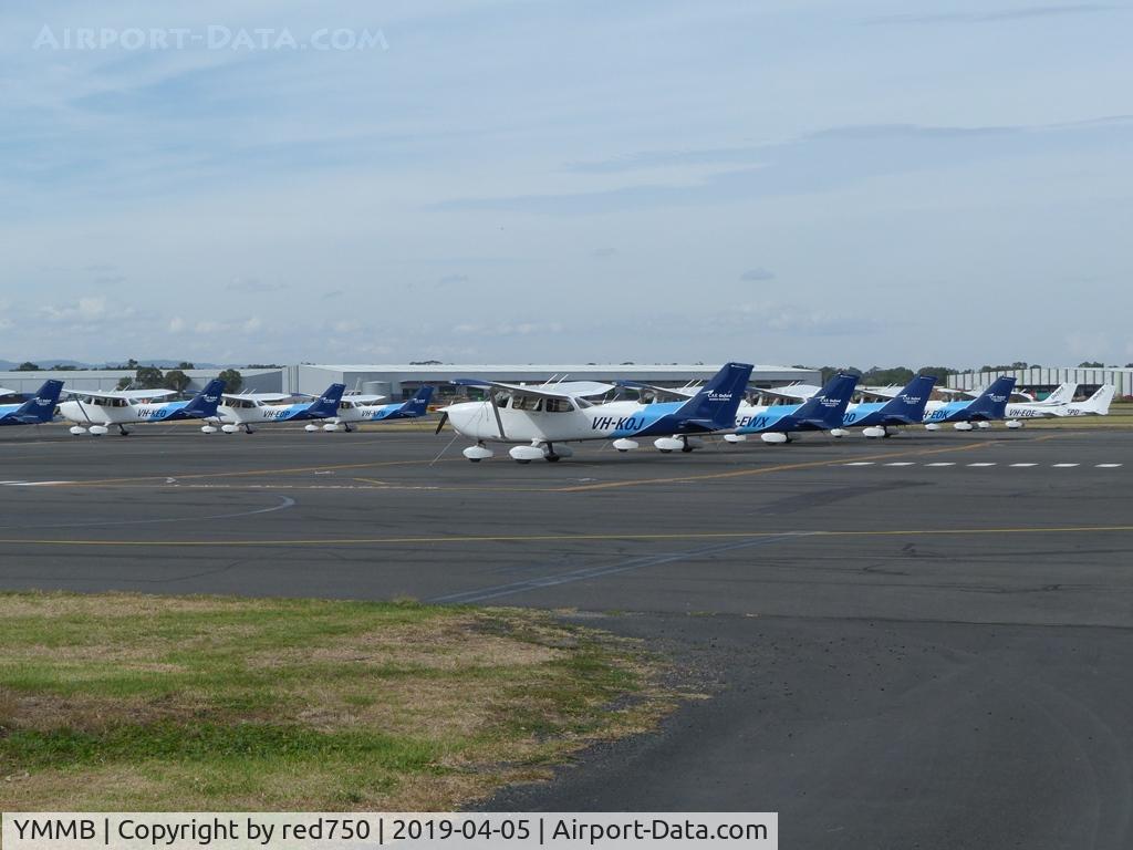 Moorabbin Airport, Moorabbin, Victoria Australia (YMMB) - CAE Oxford Aviation Academy fleet of Cessnas at Moorabbin, 
Apr 5 2019.