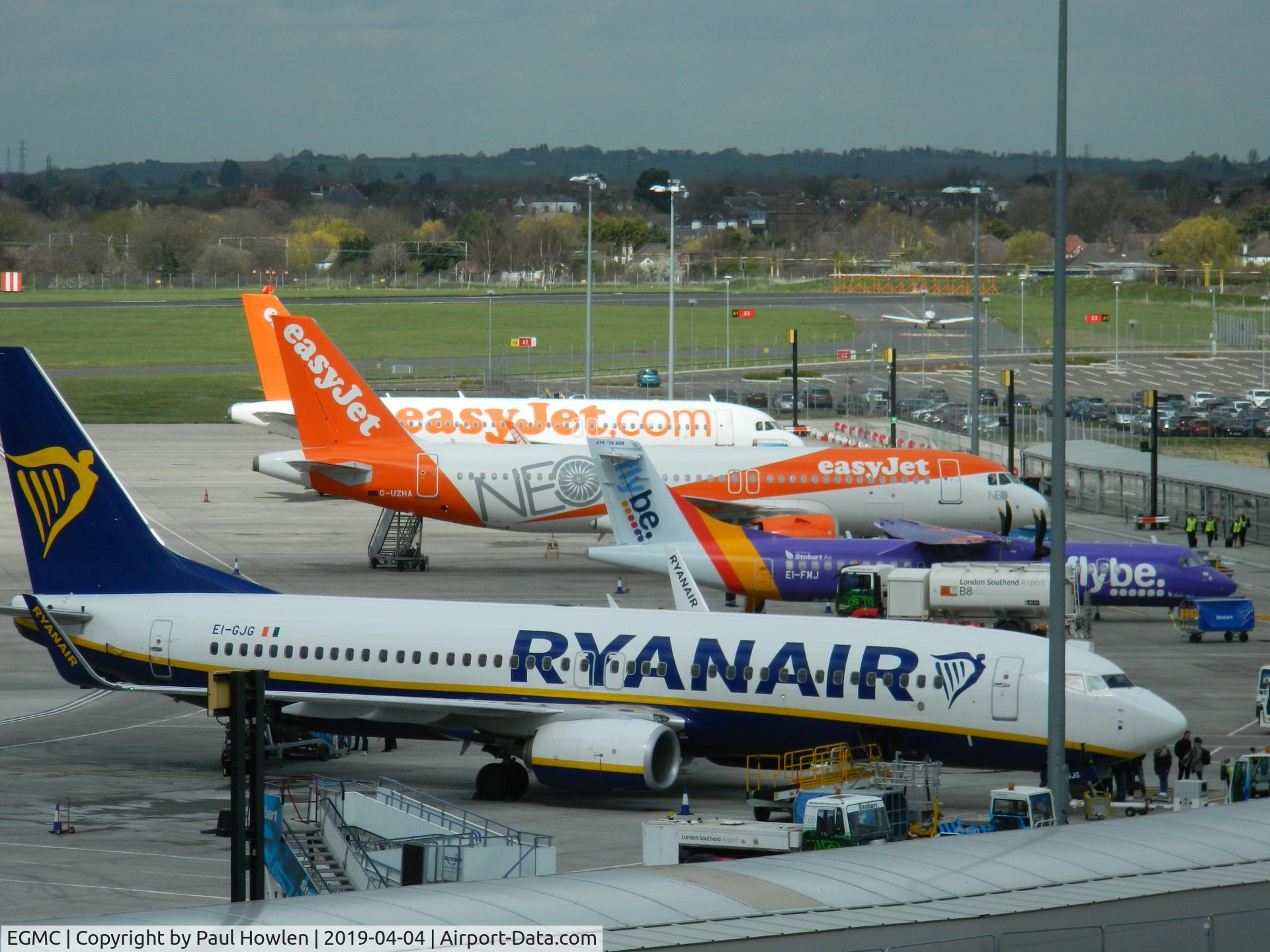 London Southend Airport, Southend-on-Sea, England United Kingdom (EGMC) - Taken from the 1935 Restaurant , Holiday Inn, about 1.30 pm
