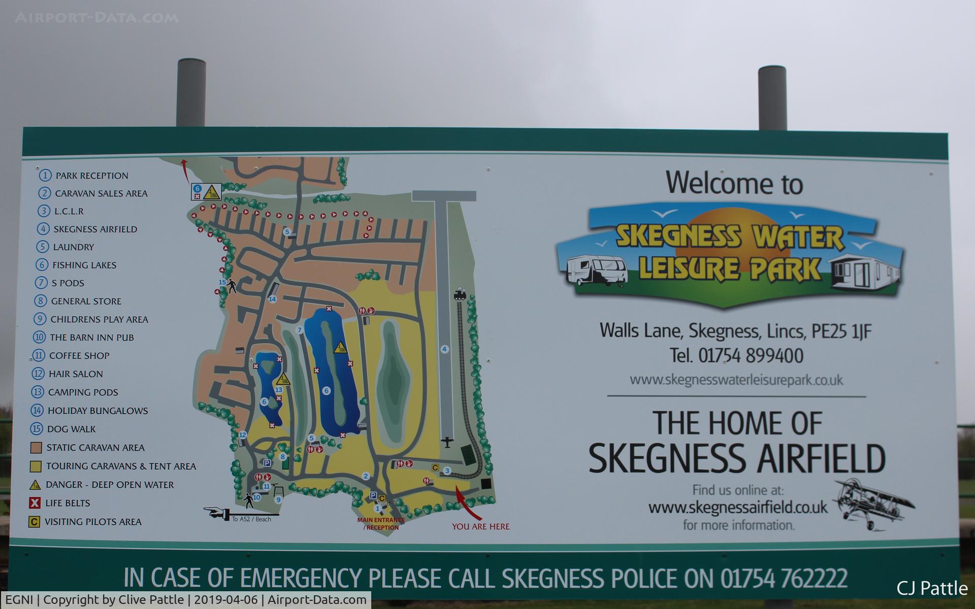 EGNI Airport - Airfield signage