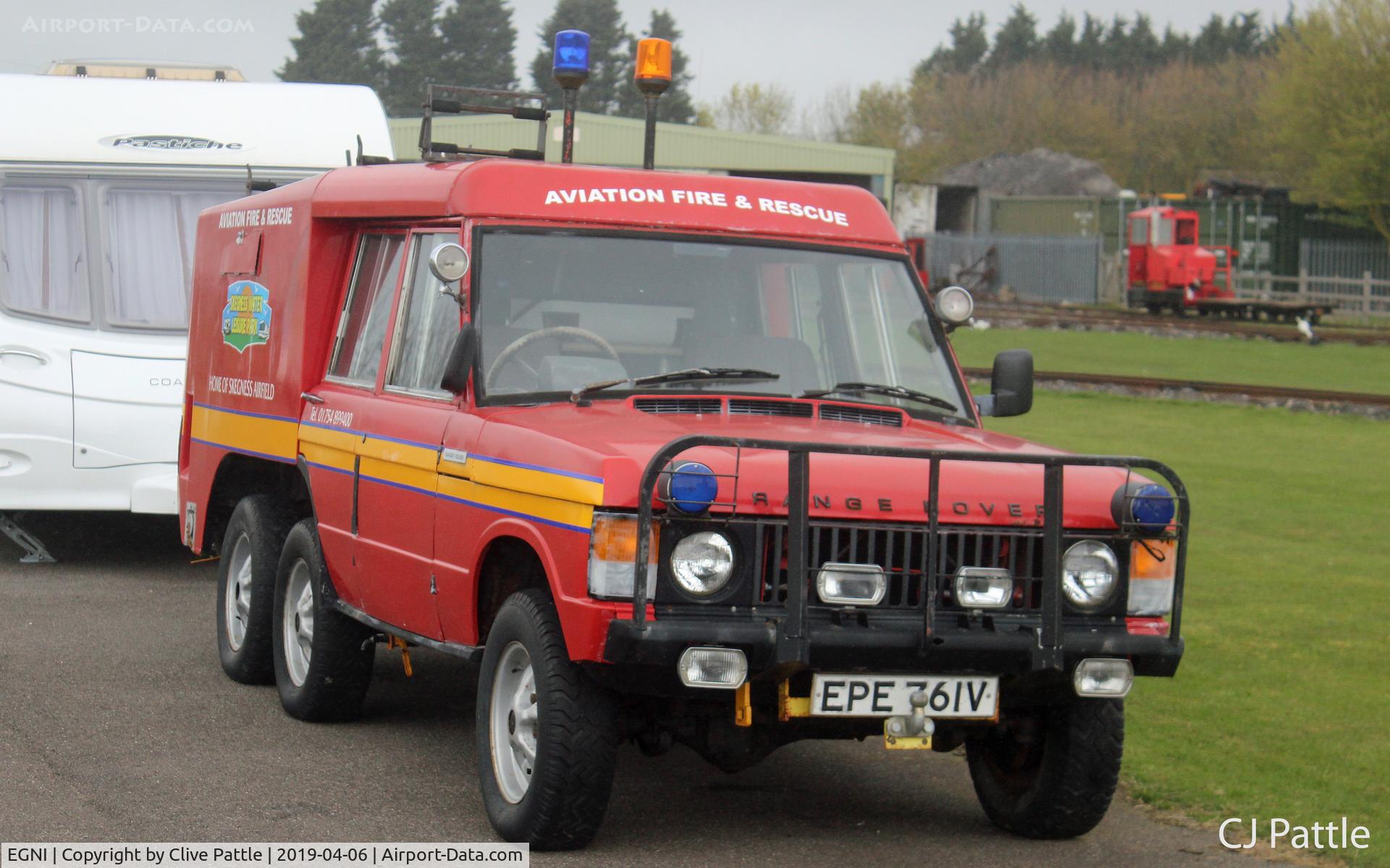 EGNI Airport - Skegness Fire & Rescue vehicle