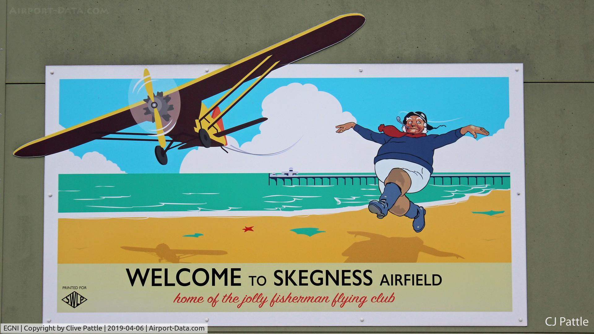 EGNI Airport - Airfield signage