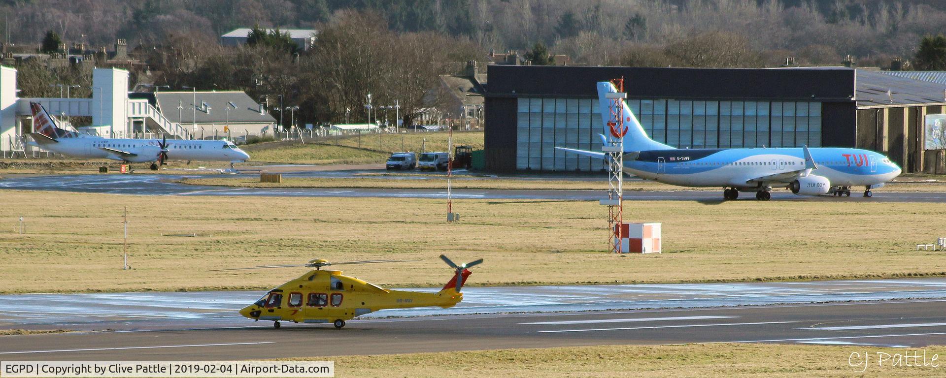 Aberdeen Airport, Aberdeen, Scotland United Kingdom (EGPD) - Heli Ops at Aberdeen