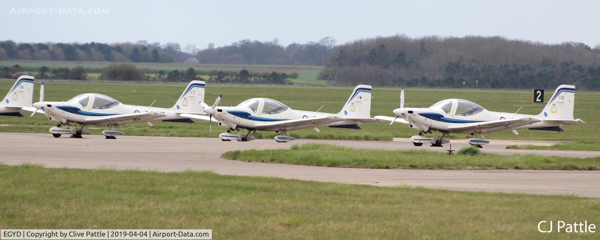 RAF Cranwell Airport, Cranwell, England United Kingdom (EGYD) - Tutor line-up @ Cranwell