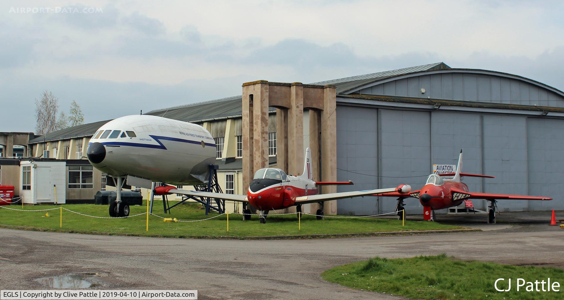 Old Sarum Airfield Airport, Salisbury, England United Kingdom (EGLS) - The Boscombe Down Aircraft Collection hangar @ EGLS