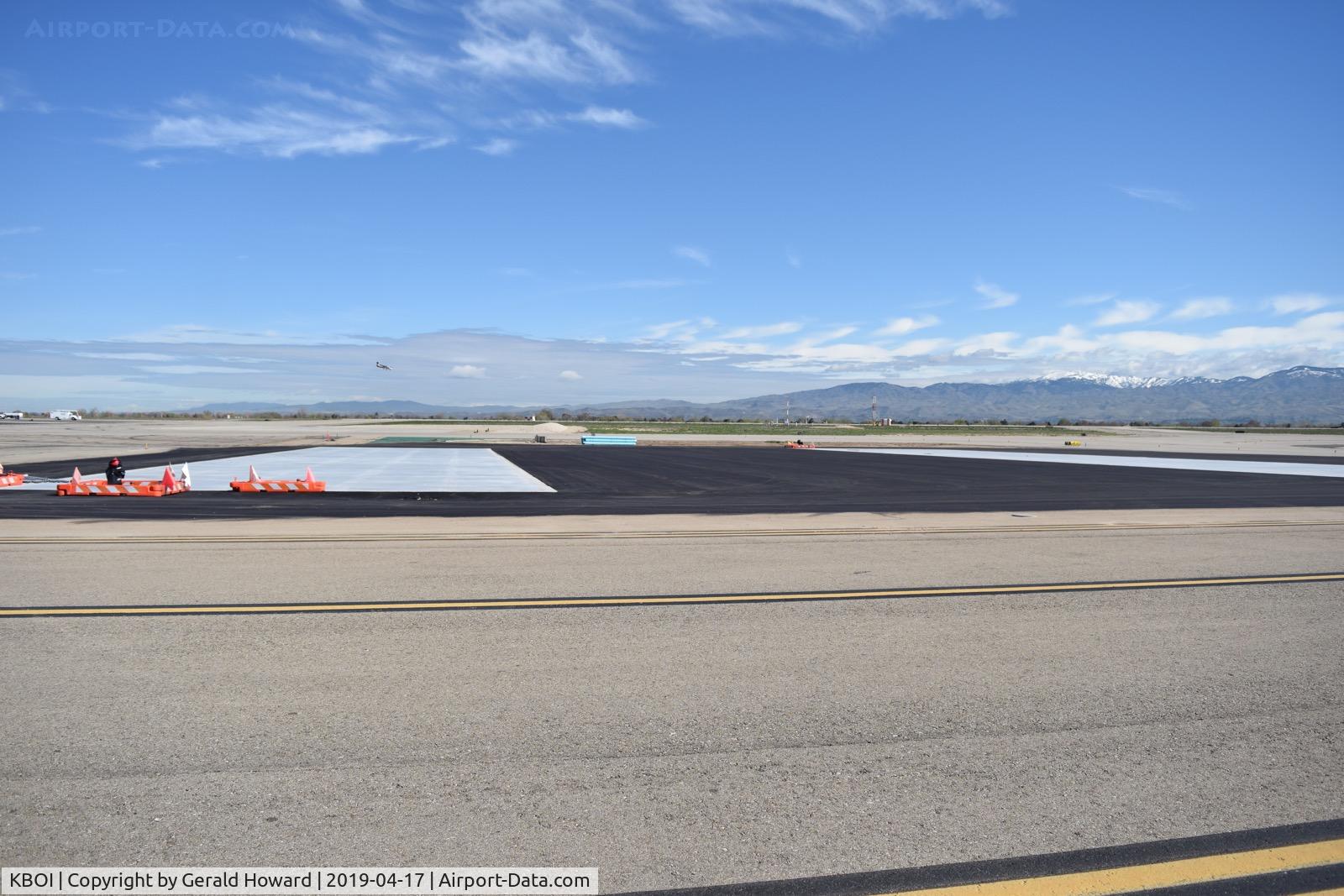 Boise Air Terminal/gowen Fld Airport (BOI) - Cement & asphalt ready for hangars to be moved.
