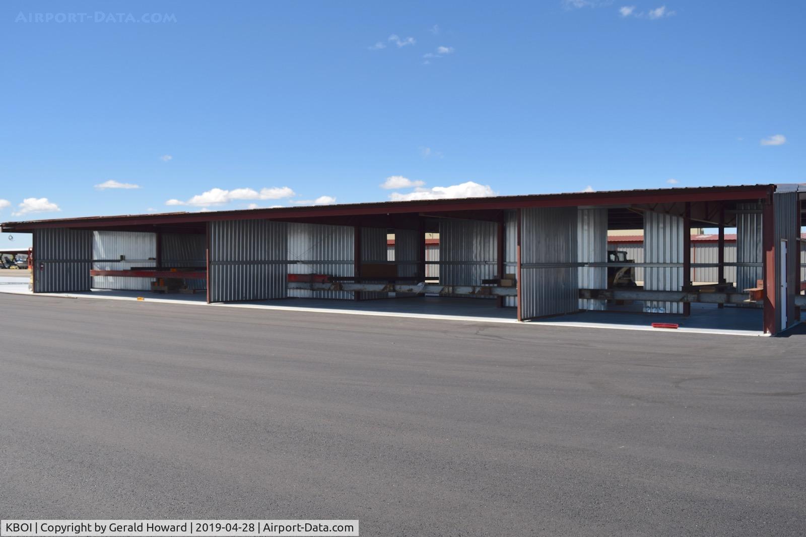 Boise Air Terminal/gowen Fld Airport (BOI) - Half of hangars at new location.
