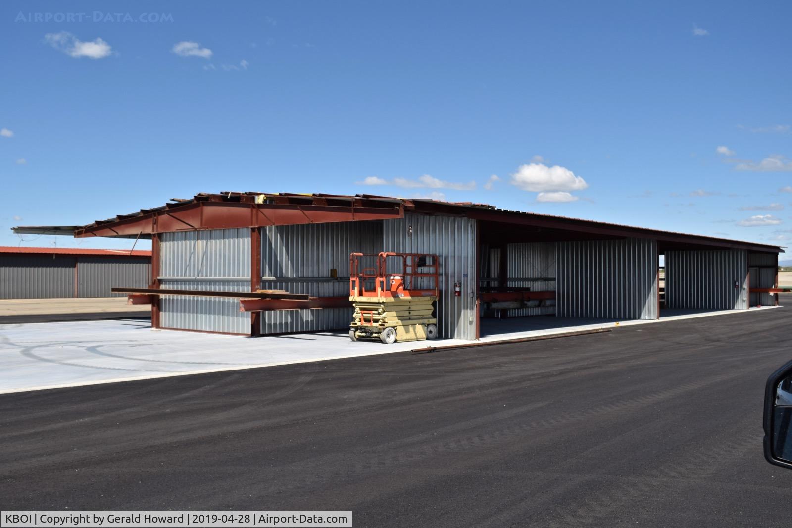 Boise Air Terminal/gowen Fld Airport (BOI) - New home for hangars.