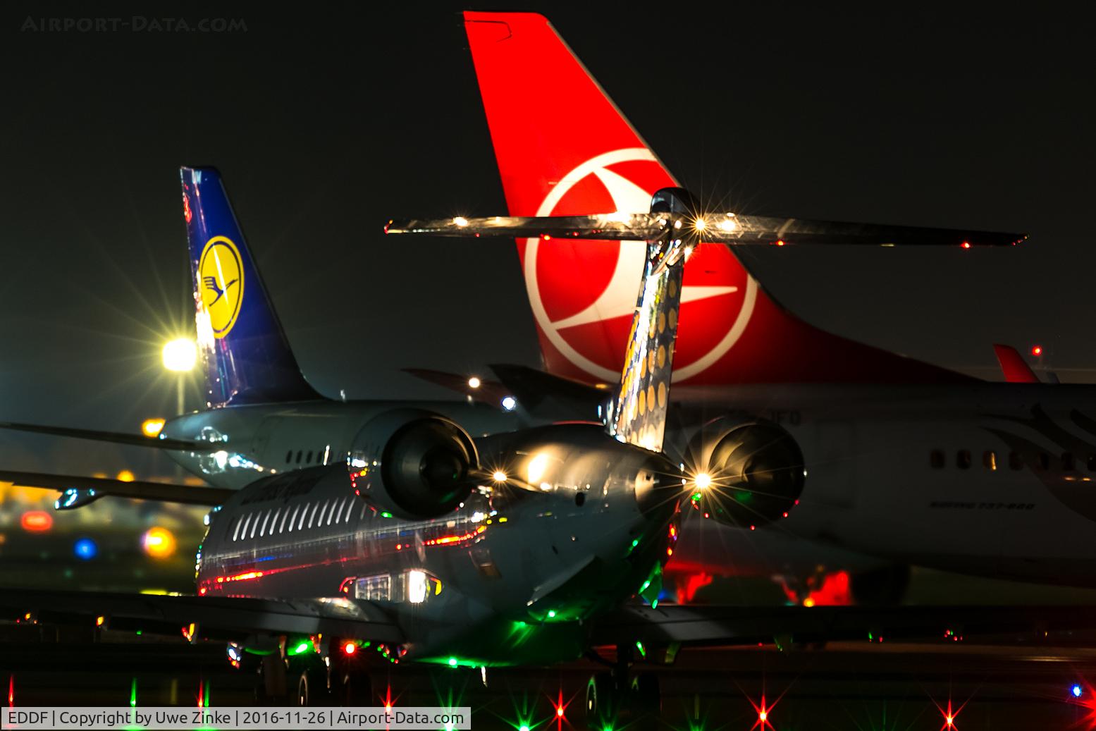Frankfurt International Airport, Frankfurt am Main Germany (EDDF) - Rush hour in the late evening in Frankfurt