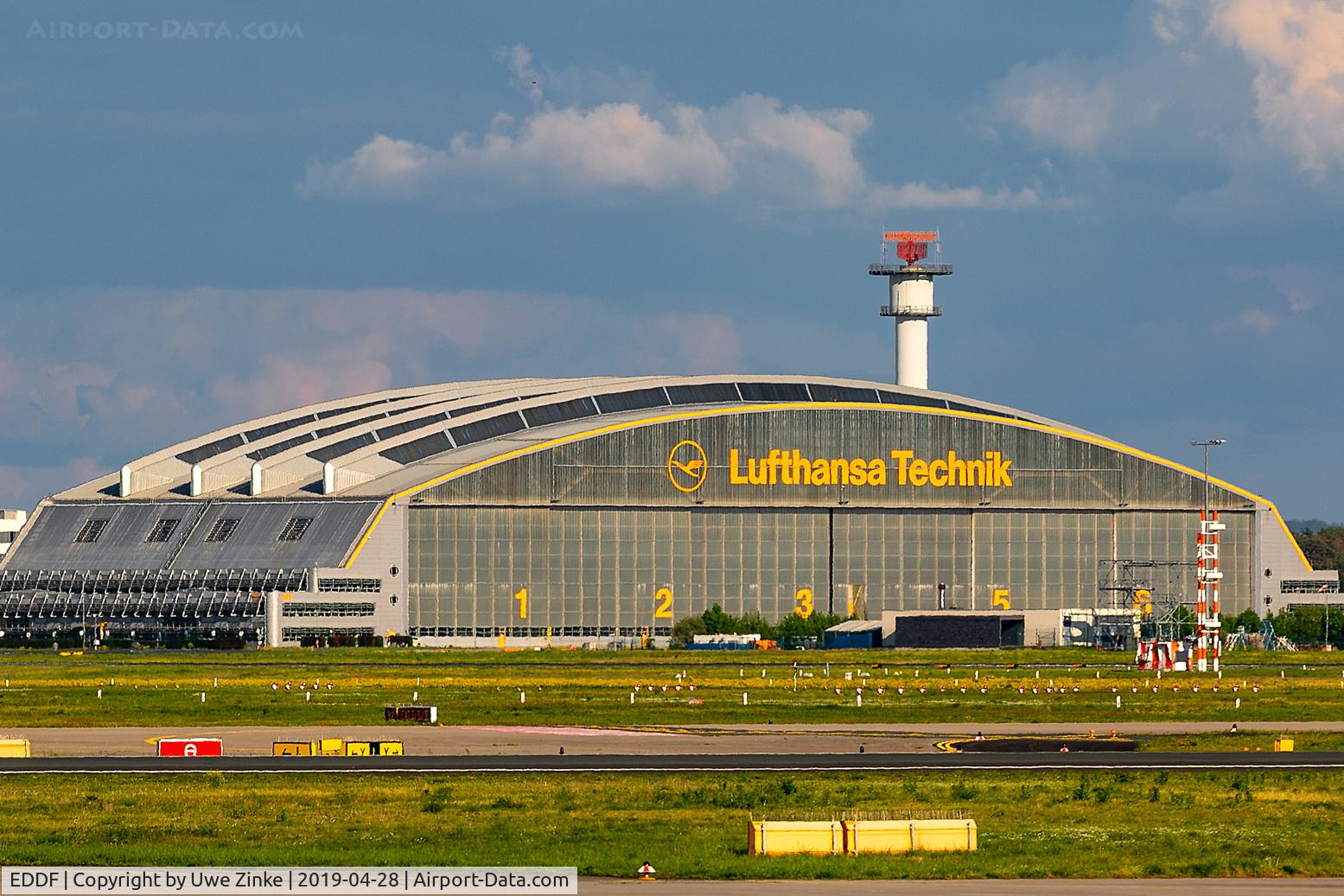 Frankfurt International Airport, Frankfurt am Main Germany (EDDF) - The Lufthansa maintenance building is on the south side of the airport