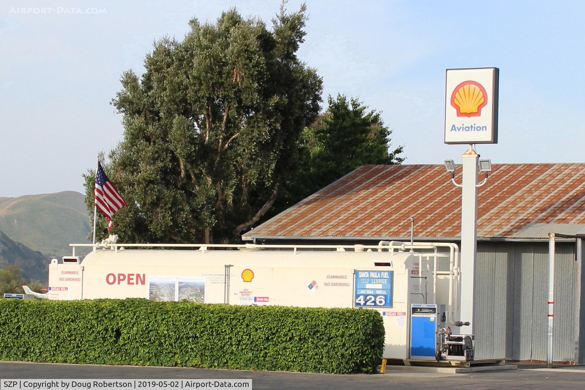 Santa Paula Airport (SZP) - Santa Paula SHELL Self-Serve 100LL Fuel Dock