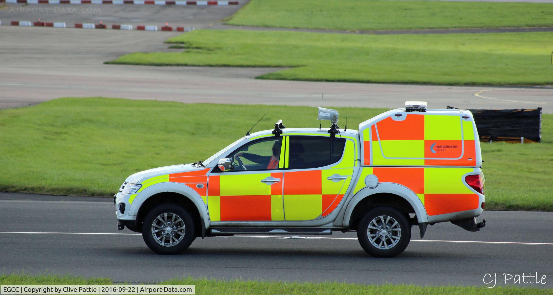 Manchester Airport, Manchester, England United Kingdom (EGCC) - Operations vehicle on patrol @ EGCC