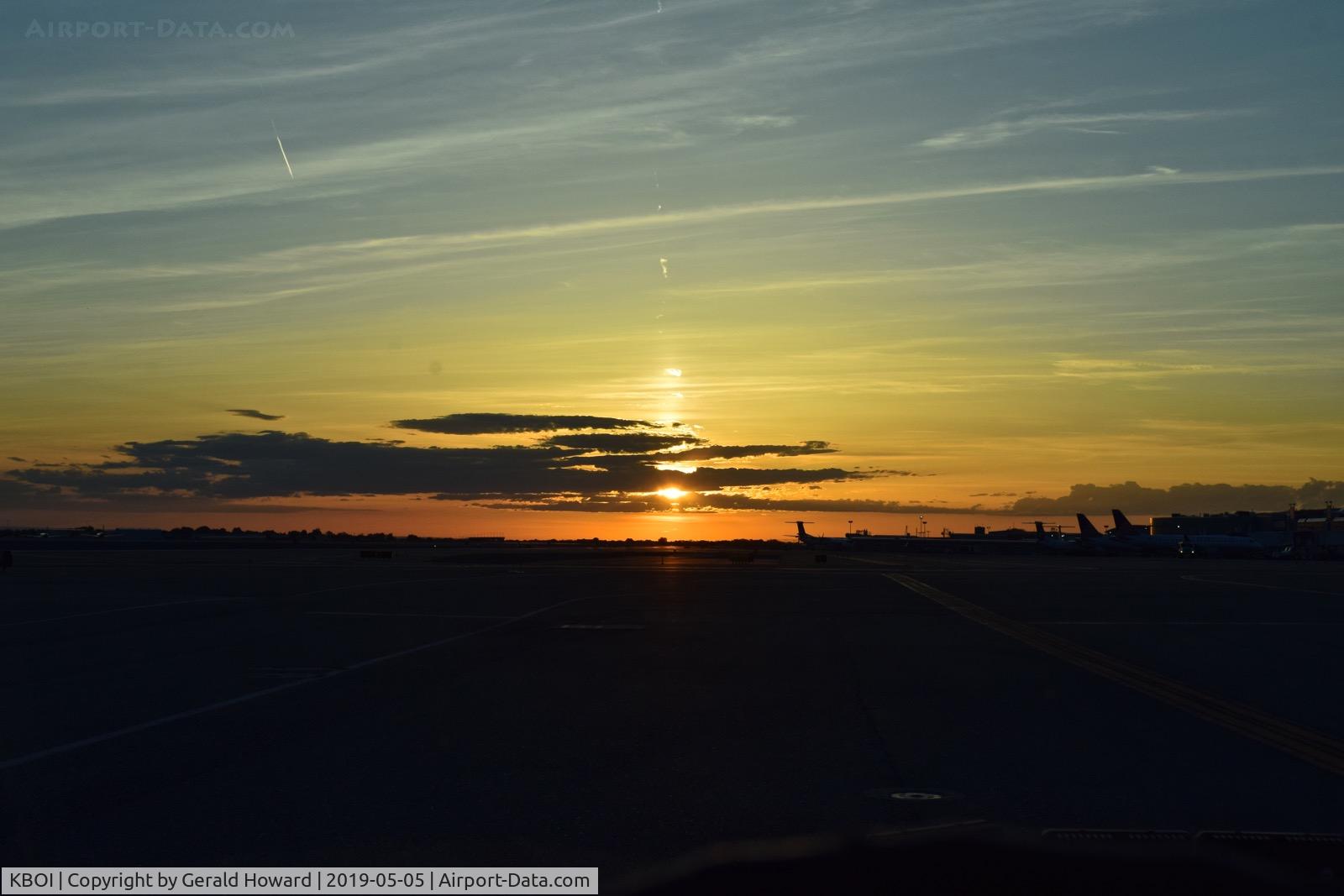 Boise Air Terminal/gowen Fld Airport (BOI) - End of the day.